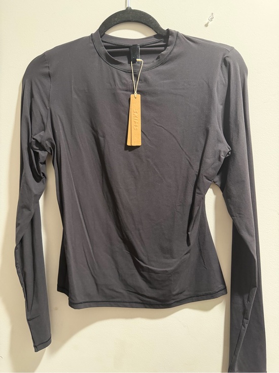 SKIMS Tops - SKIMS Black Long Sleeve Crewneck Top